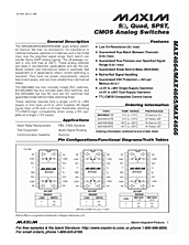 DataSheet MAX4664 pdf